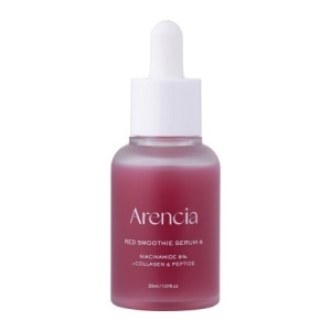 Arencia - Fresh Red Smoothie Serum 8 - Revitalizing Facial Serum - Ser revitalizant cu Niacinamide, 30 ml