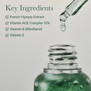 Arencia - Holy Hyssop Serum 12 - Illuminating and Moisturizing - Ser hidratant si iluminator, 30 ml - Img 3