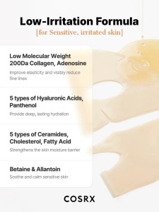 COSRX - Arbutin Discoloration Hydrogel Mask - Masca pentru ten cu pete pigmentare si nuanta neuniforma, set 3 buc - Img 13