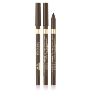 Creion eyeliner Eveline Variete Gel Waterproof - Brown 02