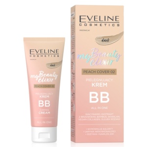 Crema My Beauty Elixir Eveline BB - Peach Cover 02 pentru ten inchis
