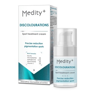 Crema pentru reducerea petelor pigmentare, Medity+