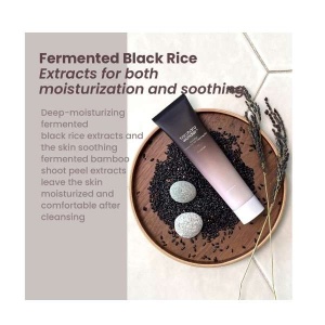 Haruharu Wonder - Black Rice Moisture 5.5 Soft Cleansing Gel - Gel de curatare faciala cu ferment de orez - 100 ml - Img 3