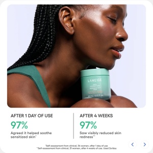 Laneige - Cica Sleeping Mask - Night Mask - mască de noapte regenerantă și calmantă - Img 2