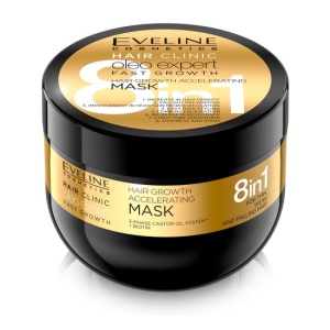 Masca stimulare crestere par Eveline Hair Clinic Oleo Expert Fast Growth 8 in 1 - Img 2