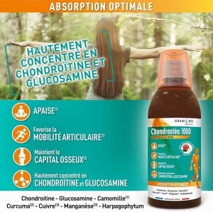 Supliment Lichid pentru articulatii cu absorbtie ridicata Chondrosteo - Granions Franta - Img 2