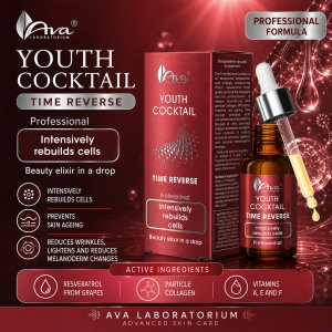 Youth Cocktails - Time Reverse - Elixir cu efect anti-aging pentru ten matur, cu riduri vizibile - Img 3