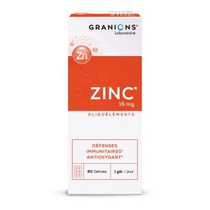 Zinc gluconat 15mg, 60 capsule - Granions Franta