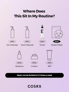 AHA/BHA Clarifying Treatment Toner COSRX – toner exfoliant și echilibrant - Img 11
