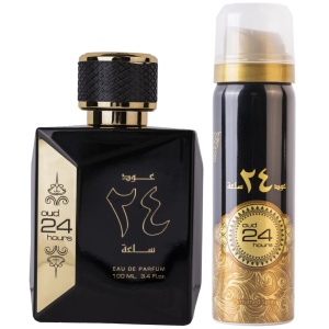 Ard Al Zaafaran Oud 24 Hours Parfum 100ml + Deodorant Spray 50ml