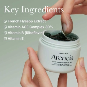 Arencia - Holy Hyssop Serum 30 - Intense Moisturizing Face Serum - Ser pentru hidratare intensa, 50 g - Img 5