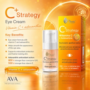 C+ Strategy Smooth Skin Stimulator - Crema pentru conturul ochilor cu Vitamina C + Astaxantina - Img 3
