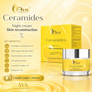 Ceramides Night cream - Crema de noapte pentru reconstructia pielii - Img 3