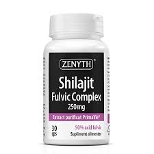 Complex Fulvic Shilajit 250 mg, 30 capsule – Zenyth