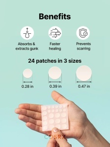 COSRX – Acne Pimple Master Patch – Plasturi hidrocoloidali pentru imperfectiuni cu fixare discreta - Img 5