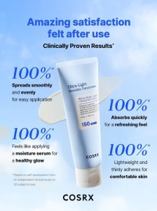 COSRX – Ultra-Light Invisible Sunscreen SPF50+ PA++++ – Crema de protectie solara ultra-usoara cu finisaj invizibil - Img 9