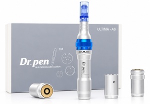 Dr.Pen A6 wireless cu 2 acumulatori, carcasa din aluminiu - Img 2