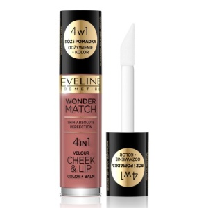 Fard lichid pentru obraji si buze Eveline Wonder Match 4 in 1 Cheek&Lip - No 05