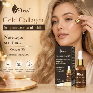 Gold Collagen eye contour cocktail - Ser contur ochi pentru netezire si fermitate - Img 2