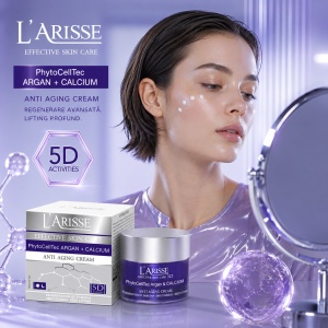 L'arisse - Anti-wrinkle cream - Crema anti-aging pentru varsta 75+ cu PhytoCellTec Argan si Calciu - Img 2