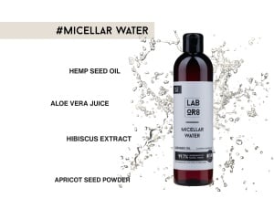 Labor8 Hemp Facial Care Set - Apa micelara 300 ml + Gel exfoliant 125 ml - Img 2
