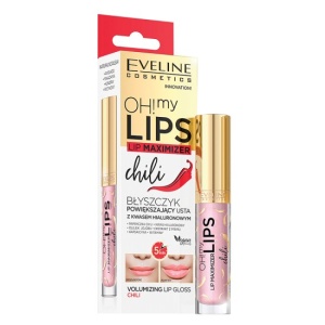 Luciu de buze cu efect de marire Eveline Oh! My Lips Lip Maximizer Chili