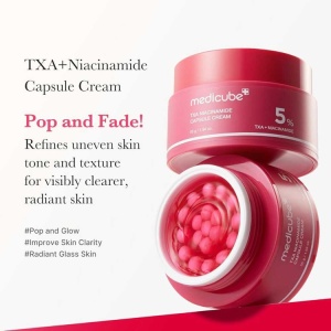 Medicube - TXA Niacinamide Capsule Cream - Crema de fata cu capsule hidratante, 55 g - Img 5