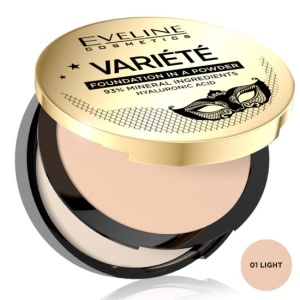 Pudra minerala compacta Eveline Variete - 01 Light - Img 2
