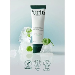 Purito Seoul - Wonder Releaf Centella Soothing Cream - Crema de fata calmanta cu extract de Centella Asiatica, 50 ml - Img 3
