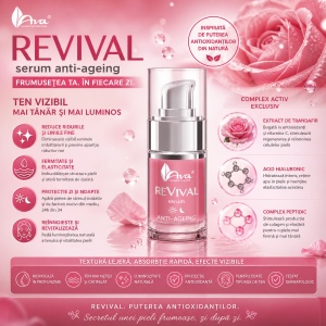 Revival - Anti-ageing serum - Ser anti-age intens hidratant pentru fata si gat - Img 3