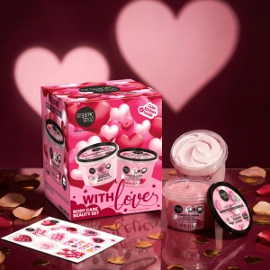 Set cadou Organic Shop With Love cu scrub de corp si body souffle - Img 6