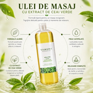 Ulei de masaj anticelulitic Ceai Verde Yamuna - Img 2