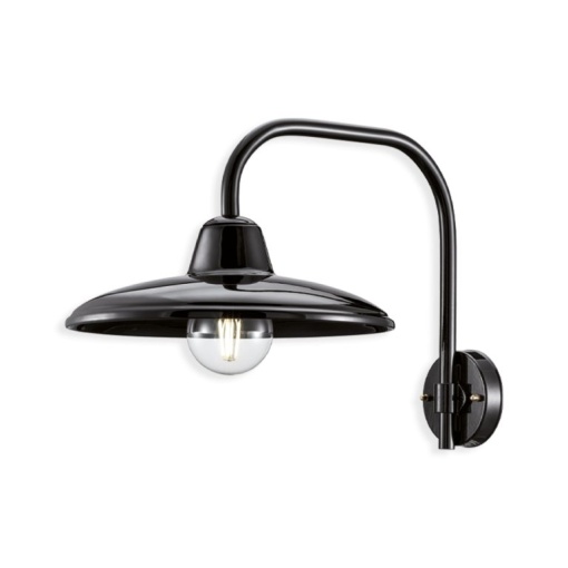 Aplica de perete design retro realizata manual din ceramica B-W