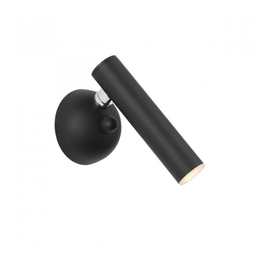 Aplica de perete LED directionabila, design minimalist LOYA, negru mat - Img 1