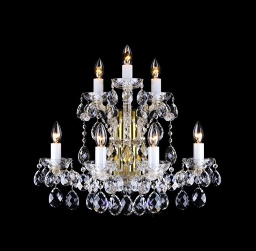 Aplica de perete Maria Theresa cu 7 brate, cristal Bohemia N24 001/07/1