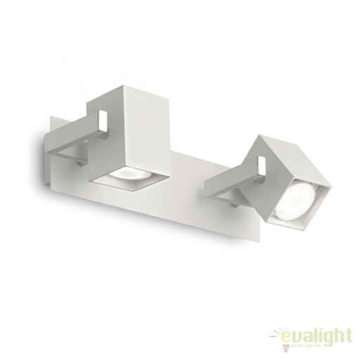 Aplica design modern cu 2 spoturi directionabile MOUSE AP2 alba 073545