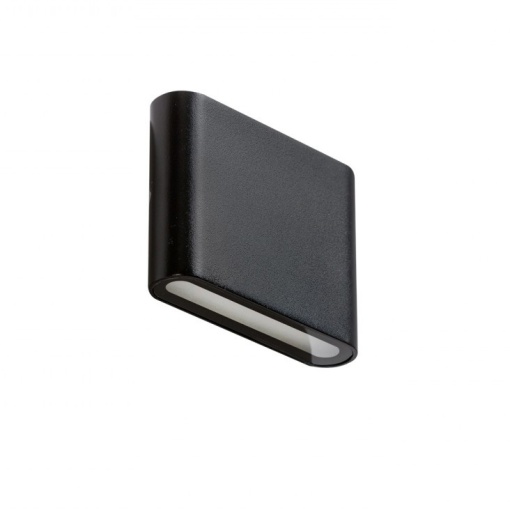 Aplica LED de perete exterior ambientala IP54 CREMONA S negru
