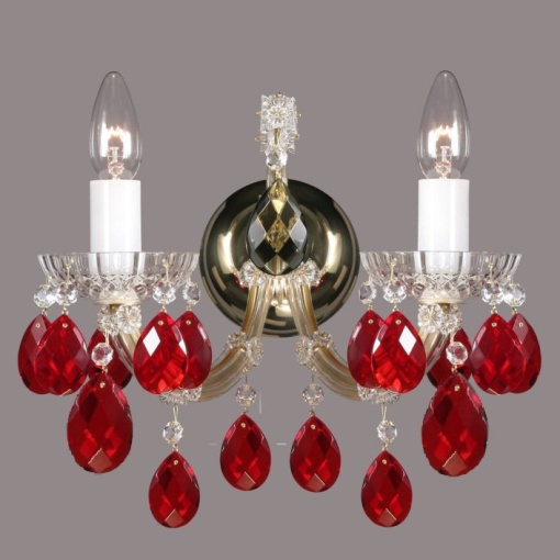 Aplica Maria Theresa cristal Bohemia N24 050/02/1 ruby
