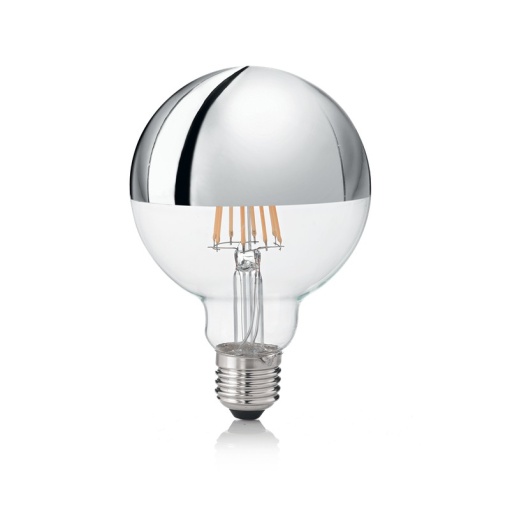 Bec LED E27 08W GLOBO D095 CROMO 3000K 135526 IDL