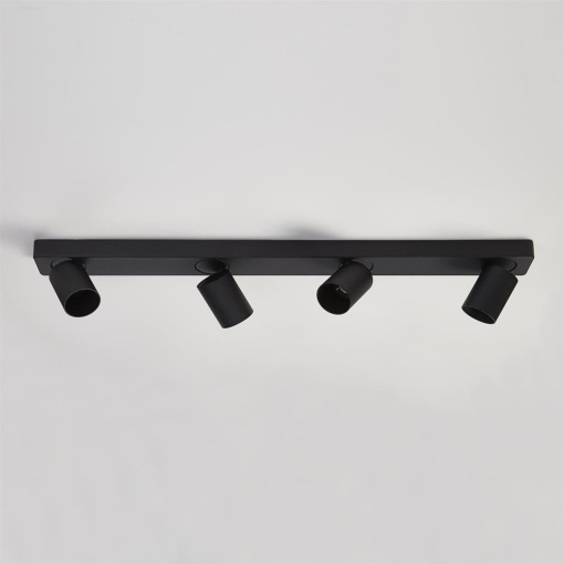 Corp aplicat cu 4 spoturi directionabile Moon 4 Bar, negru
