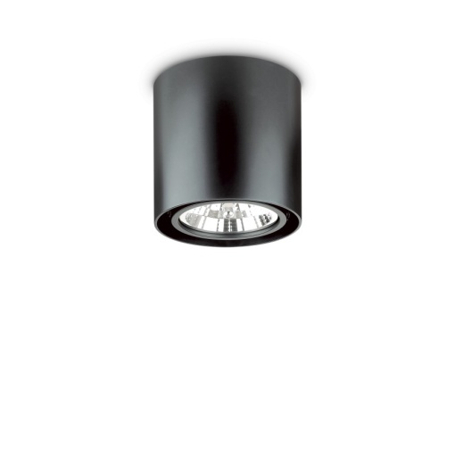 Corp aplicat cu spot directionabil MOOD PL1 D15 ROUND NERO 243450 IDL