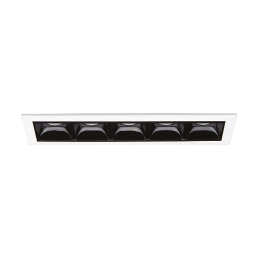 Corp incastrabil cu 5 spoturi LED LIKA FI TRIM 12W 4000K