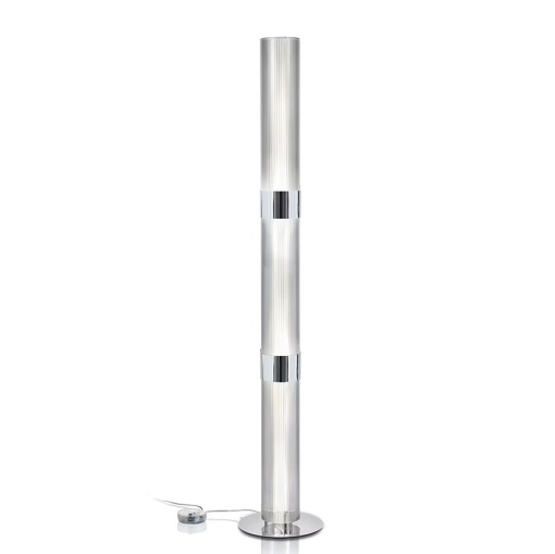 Lampadar modern design Art Deco realizata manual LA LOLLO silver