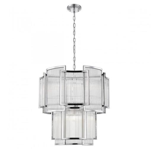Lustra, Candelabru elegant design modern SERGIO crom P0528-08A-F4AC ZL