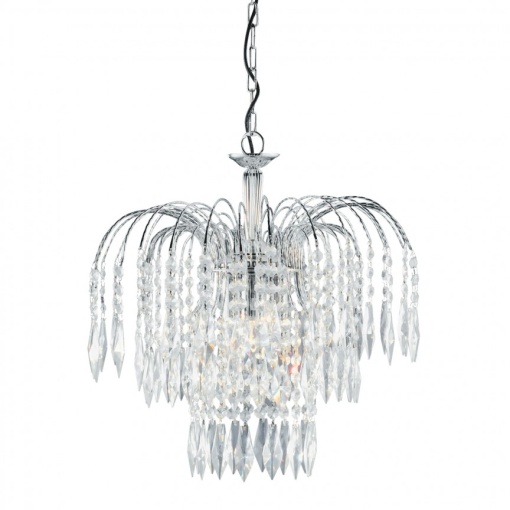 Lustra cristal suspendata design elegant Waterfall 3L 4173-3 SRT