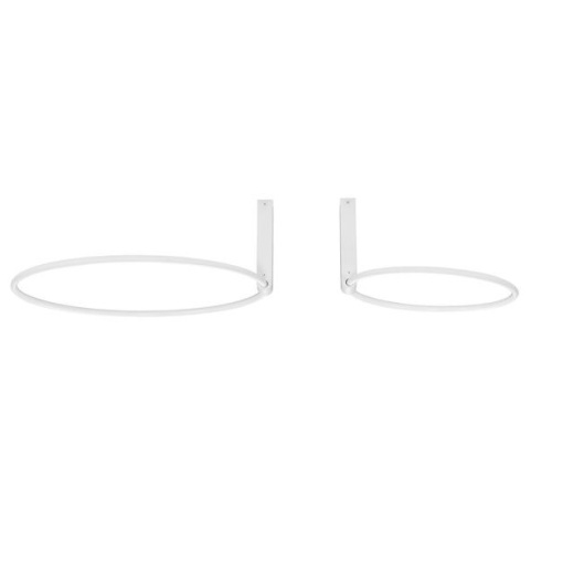 Lustra LED aplicata ajustabila GARVE alba 70W