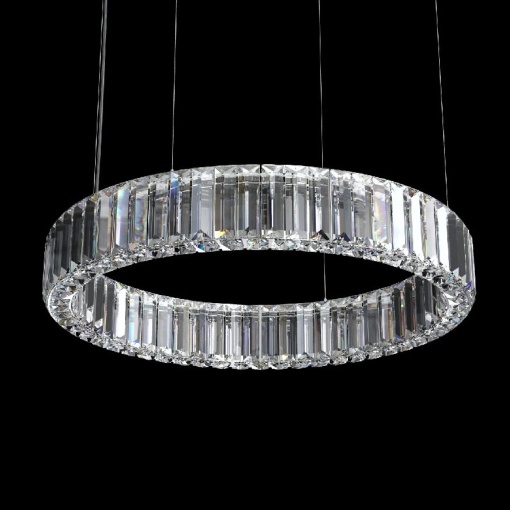 Lustra LED LUX moderna design circular D65 PRISMATIC 02