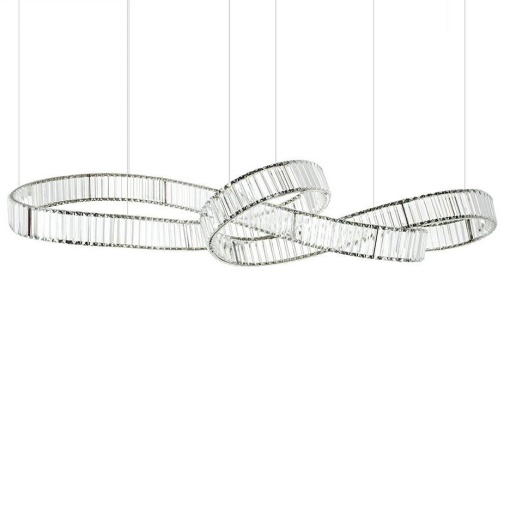 Lustra LED moderna design deosebit CHARMES 160B crom
