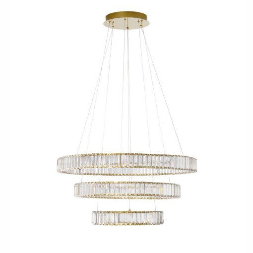 Lustra LED suspendata cristal design elegant AURELIA 92W