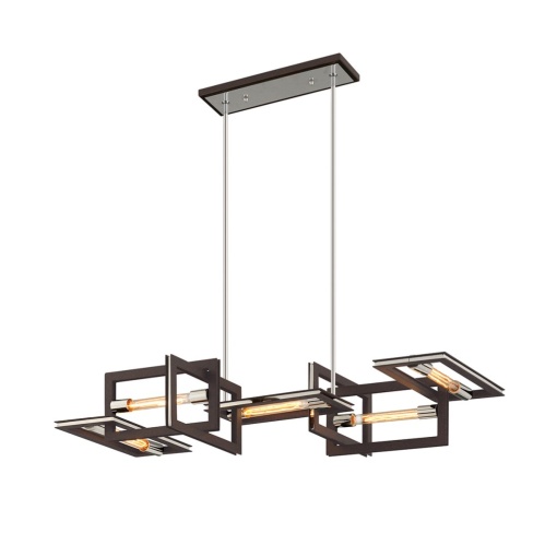 Lustra suspendata LUX, design modern, ENIGMA cu 5 surse de lumina